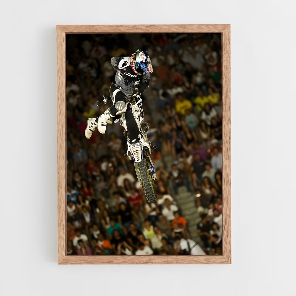 Poster Envolée Sauvage – affiche Motocross freestyle (vue 4)